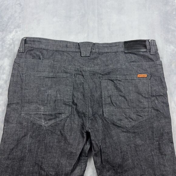 Off the Grid Hideout Jeans Mens Sz 40x36 Black Denim Taper Fit Pocket Stretch - Picture 4 of 14